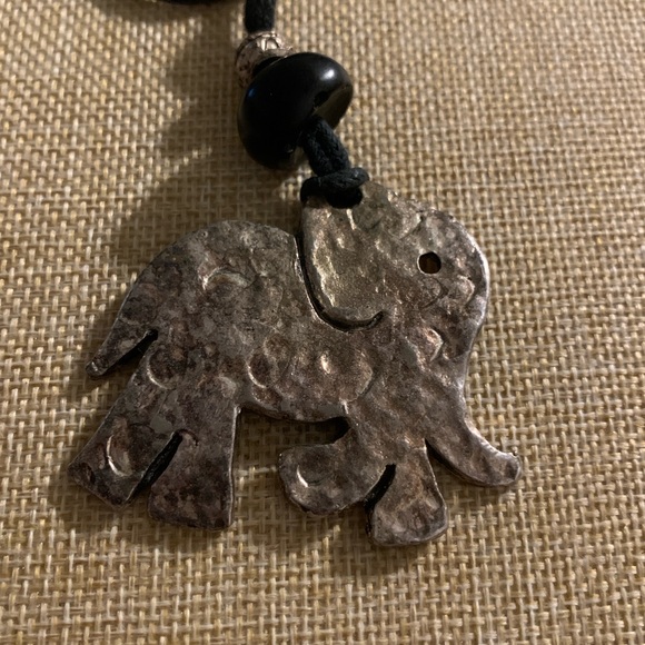 Elephant pendant by Paris designer Jacky de G - Picture 3 of 9
